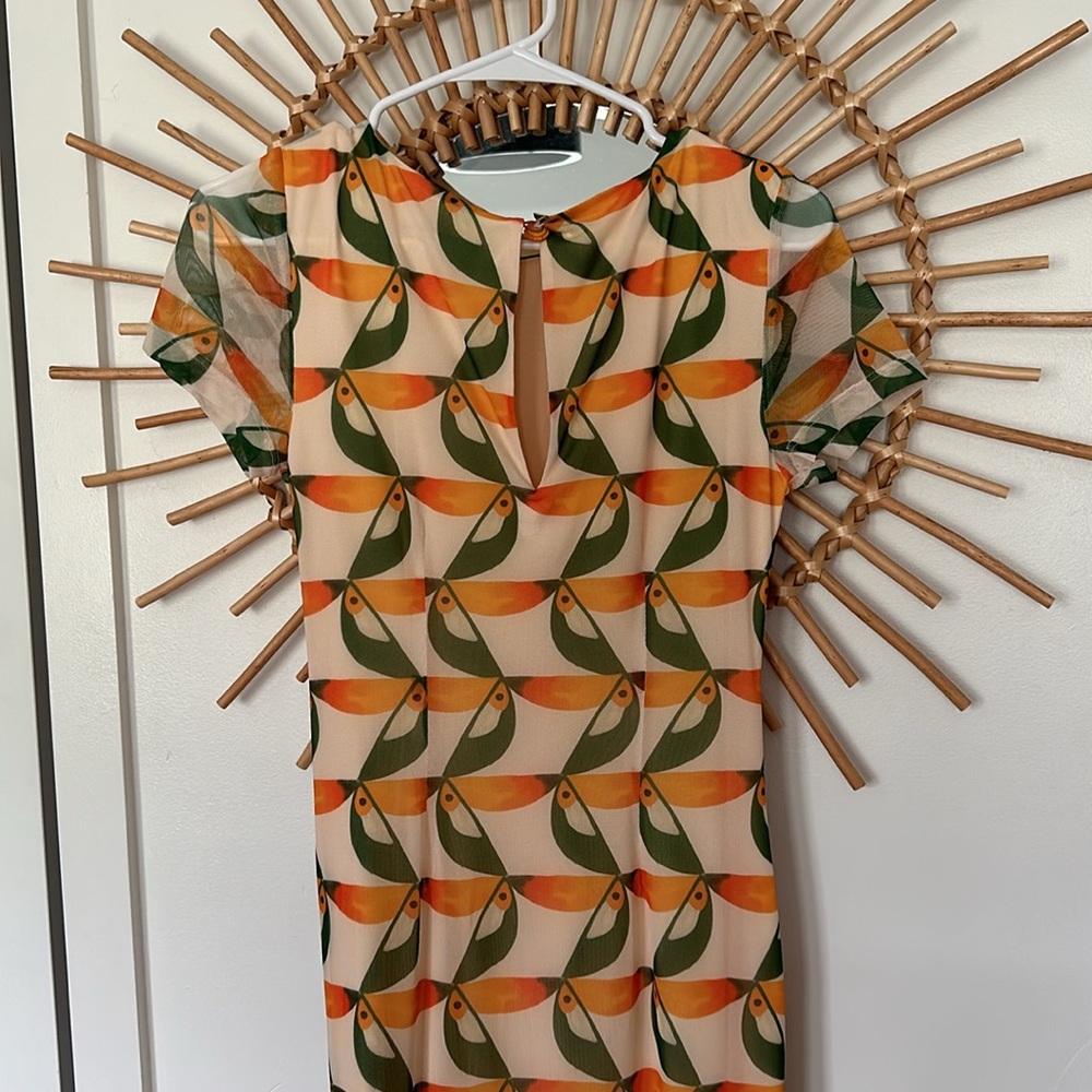 Farm Rio toucan dress NWT - Picture 4 of 8